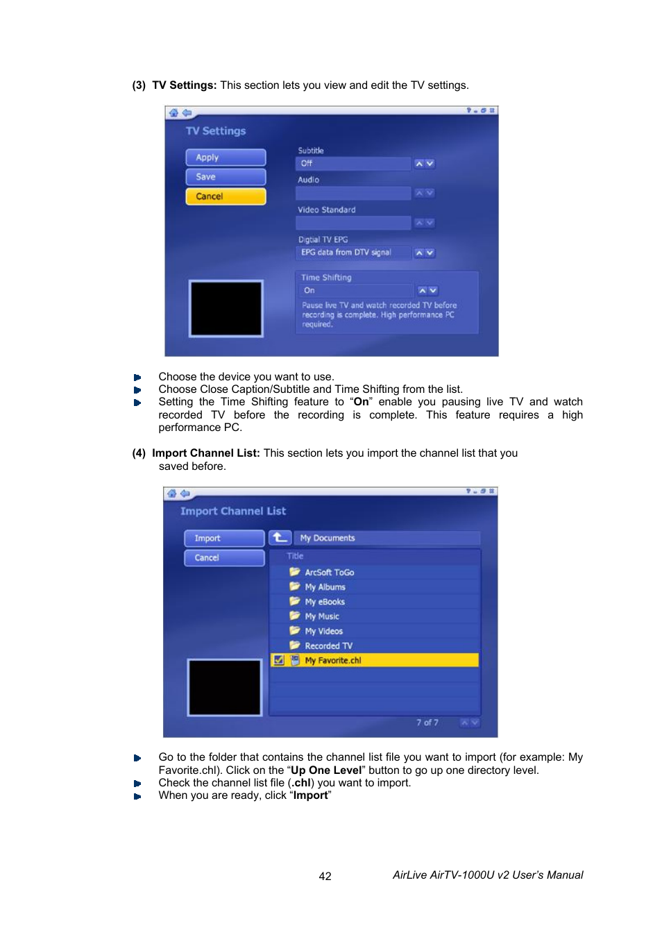 AirLive AirTV-1000U v2 User Manual | Page 45 / 61