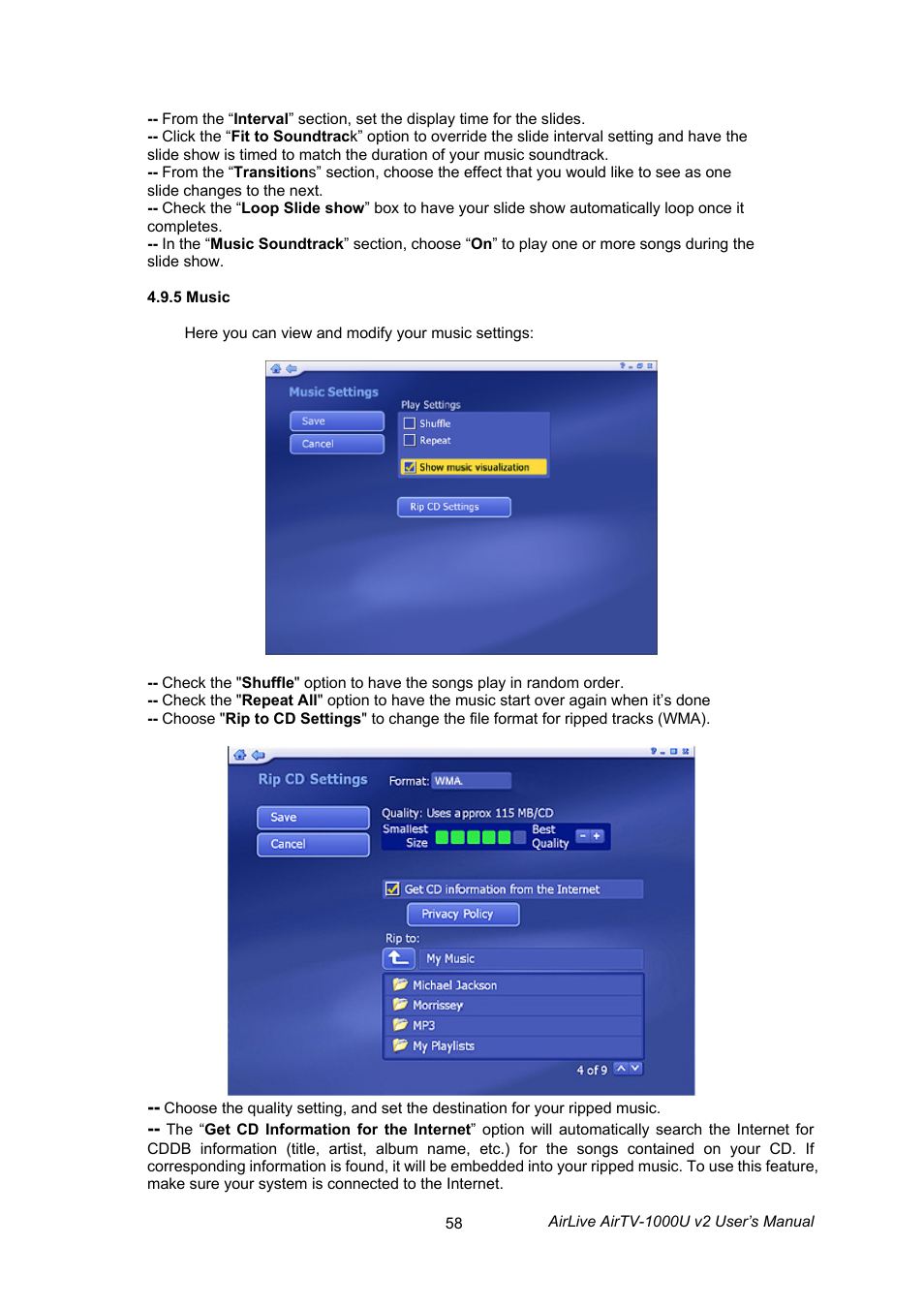 AirLive AirTV-1000U v2 User Manual | Page 61 / 61