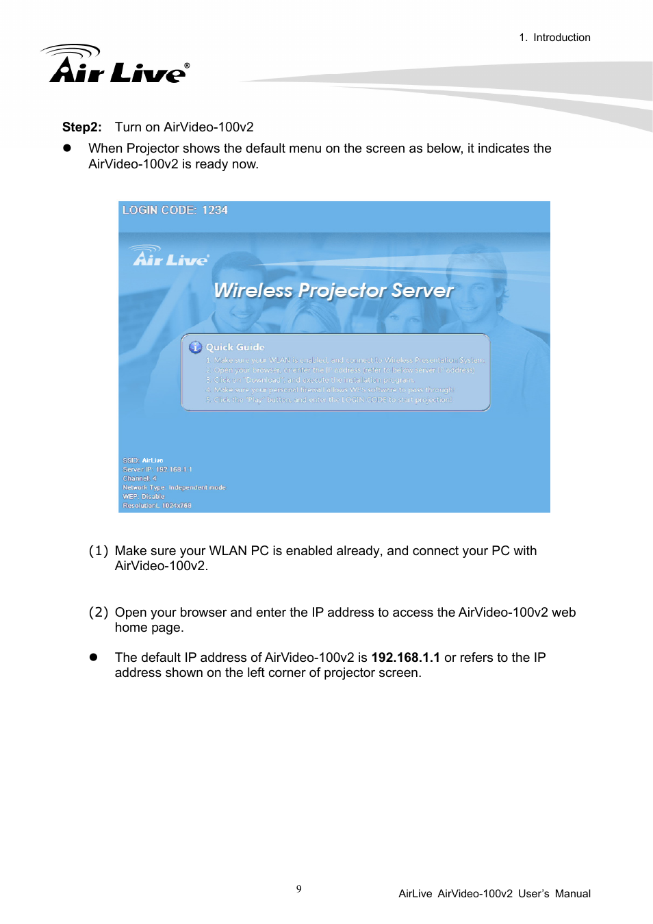 AirLive AirVideo-100v2 User Manual | Page 14 / 63