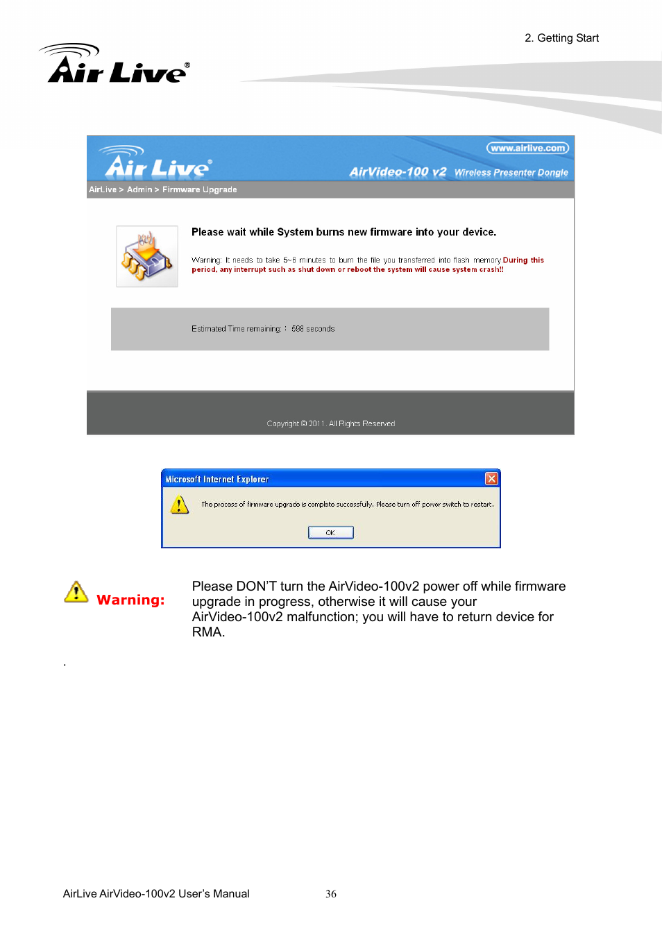 AirLive AirVideo-100v2 User Manual | Page 41 / 63
