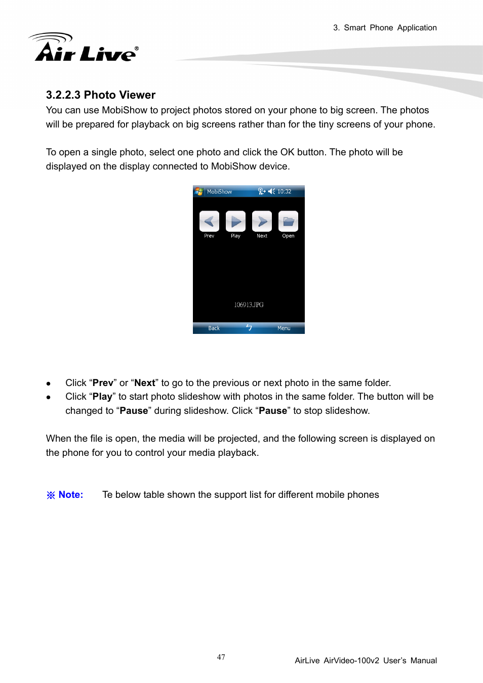 3 photo viewer | AirLive AirVideo-100v2 User Manual | Page 52 / 63