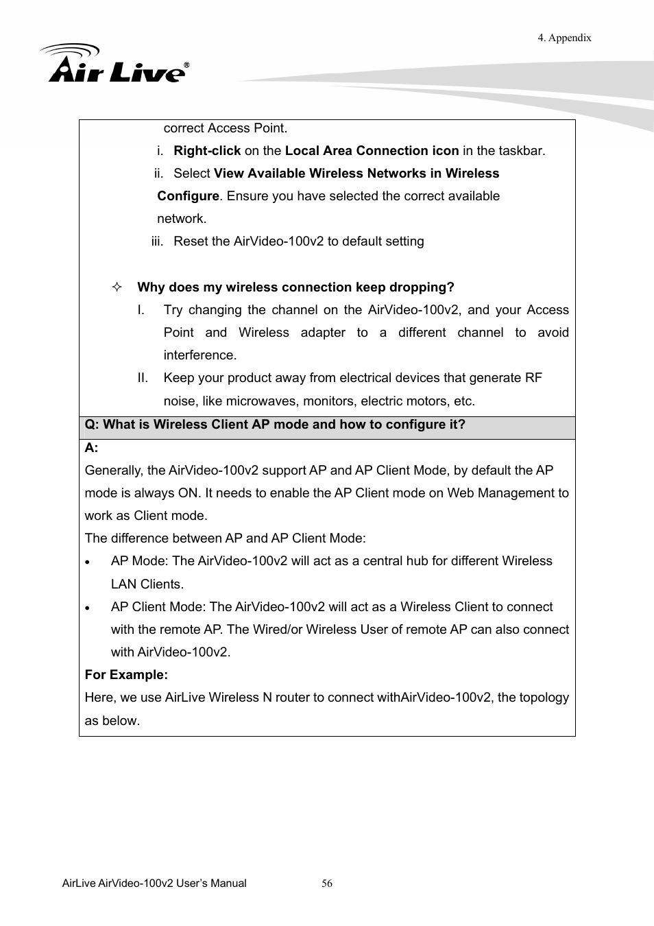 AirLive AirVideo-100v2 User Manual | Page 61 / 63