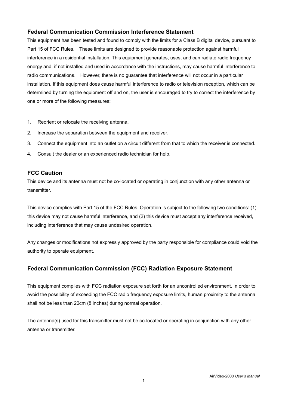 AirLive AirVideo-2000 User Manual | Page 4 / 31