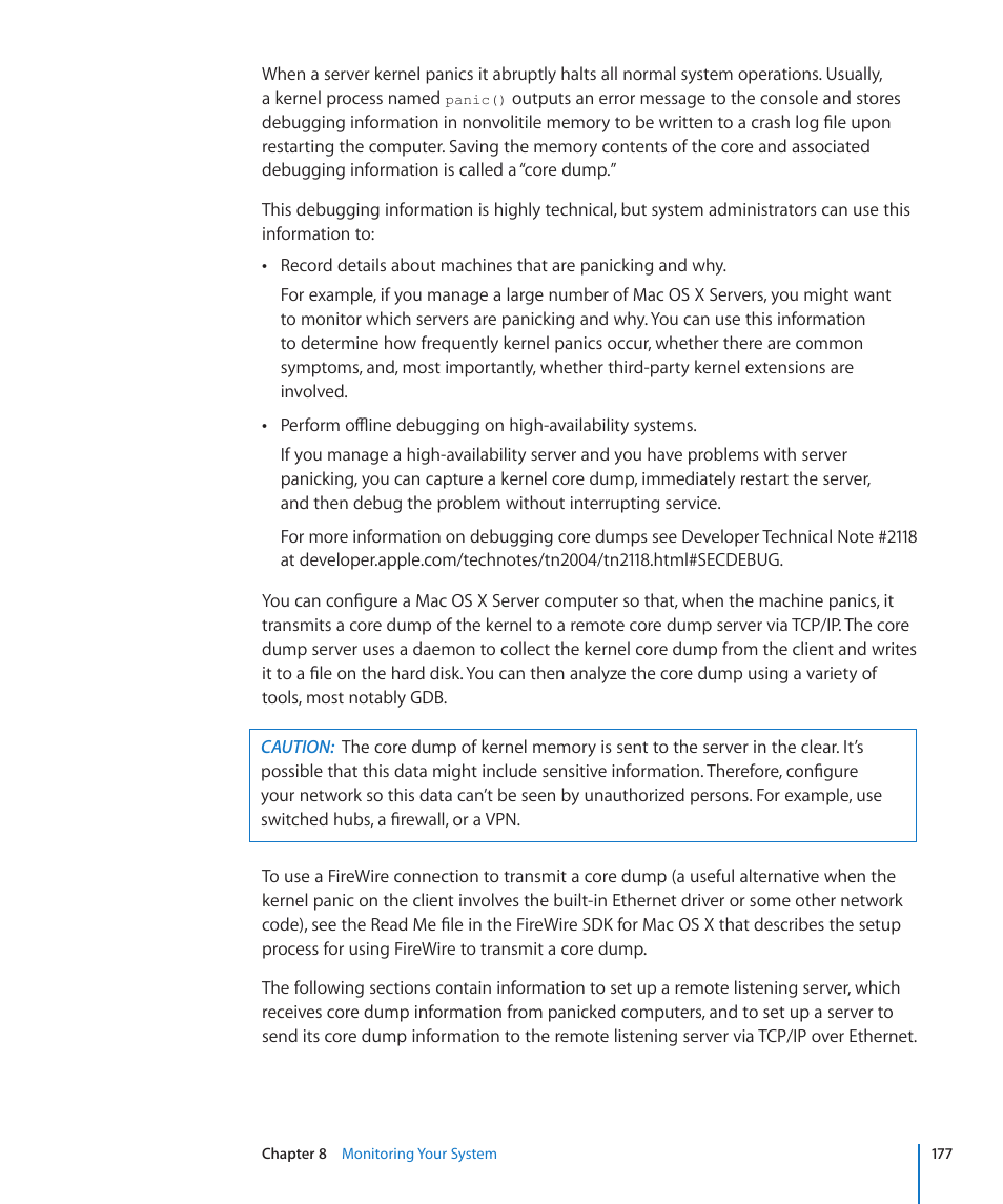 Apple Mac OS X Server (Version 10.6 Snow Leopard) User Manual | Page 177 / 197