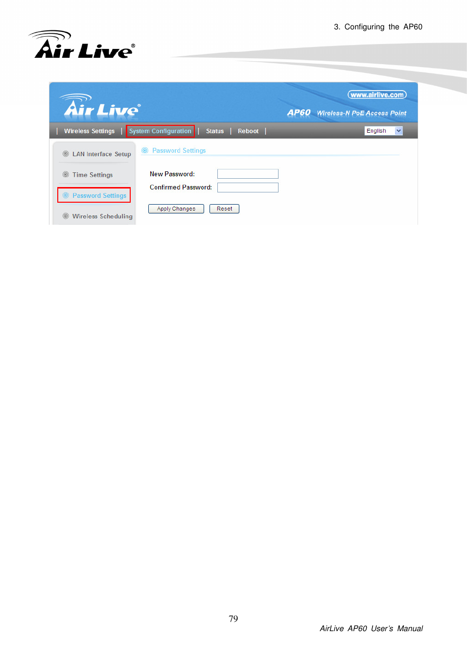 AirLive AP60 User Manual | Page 31 / 101