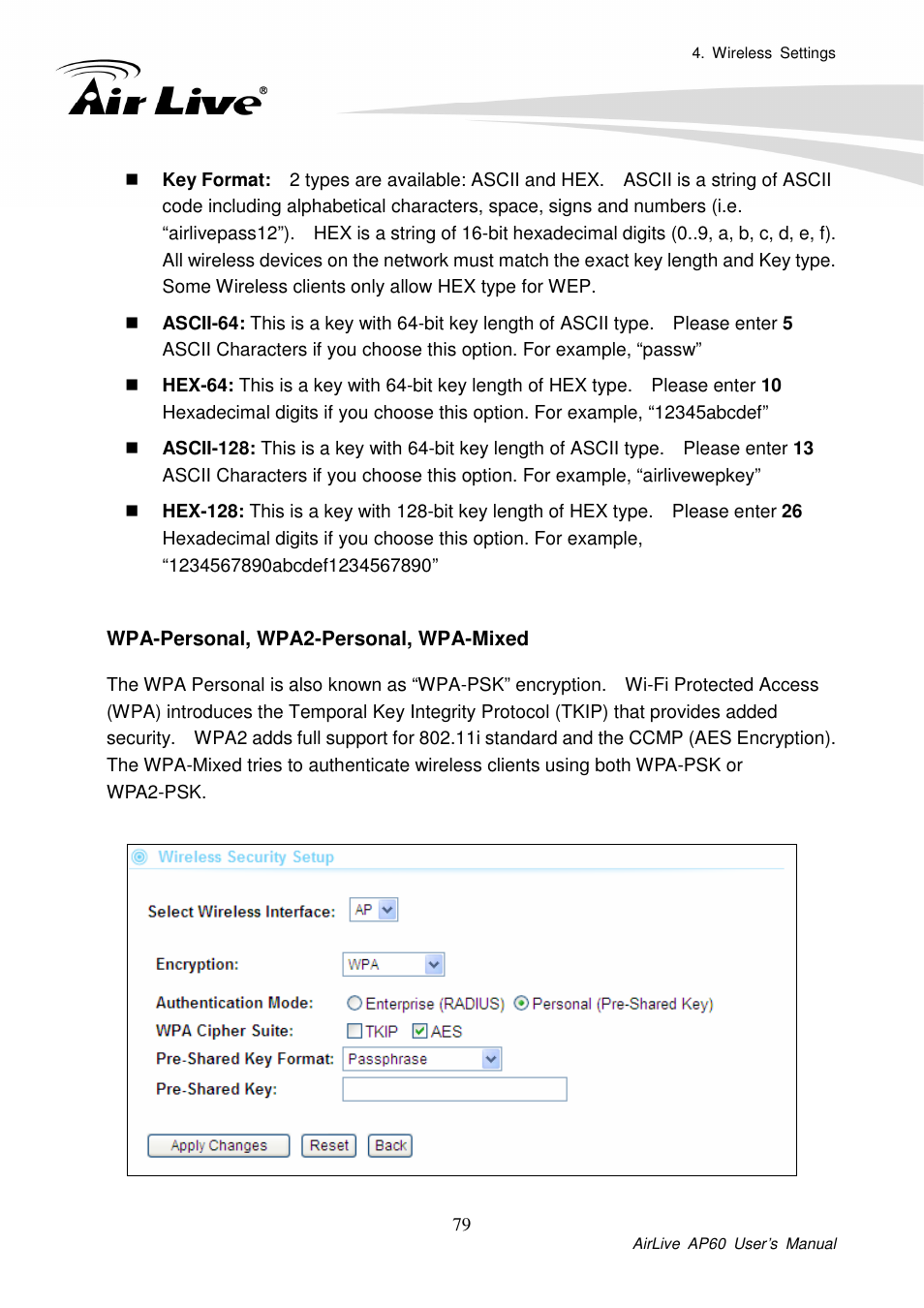 AirLive AP60 User Manual | Page 43 / 101