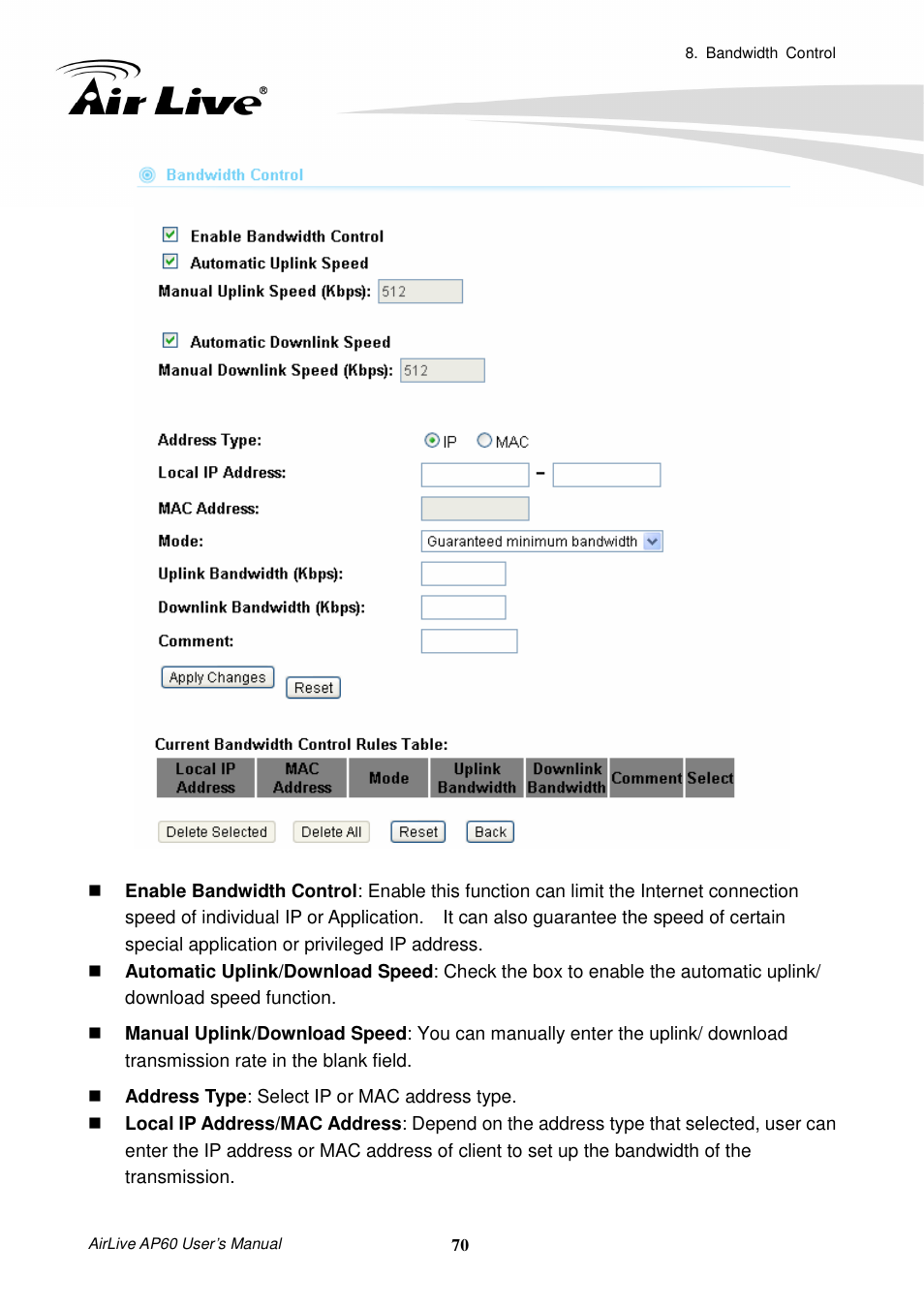 AirLive AP60 User Manual | Page 76 / 101