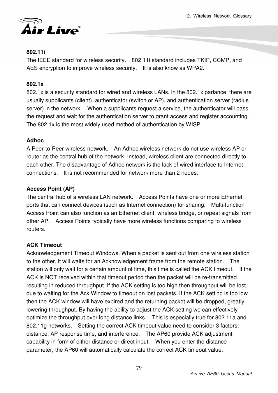 AirLive AP60 User Manual | Page 91 / 101