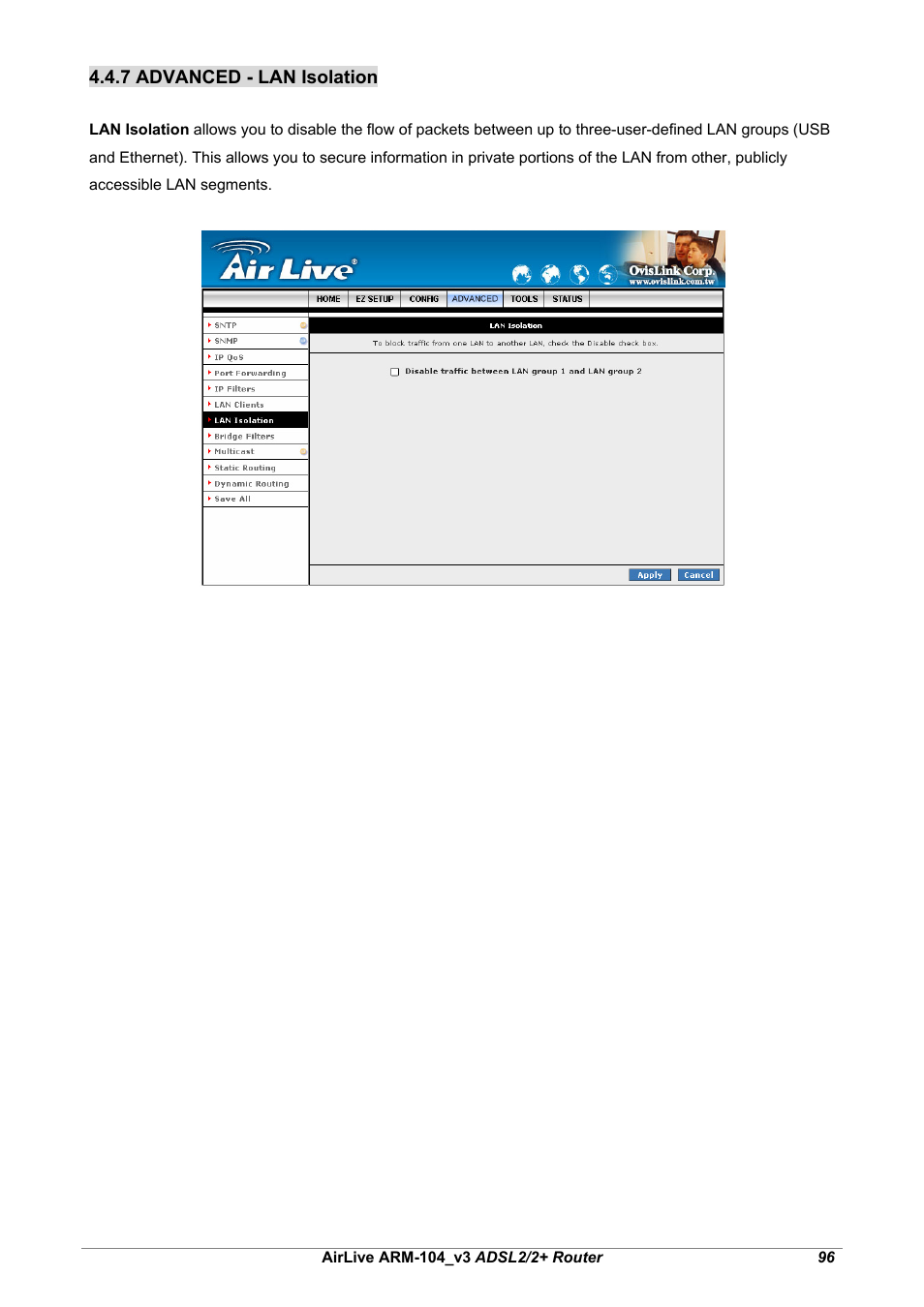 AirLive ARM-104 v3 User Manual | Page 102 / 148