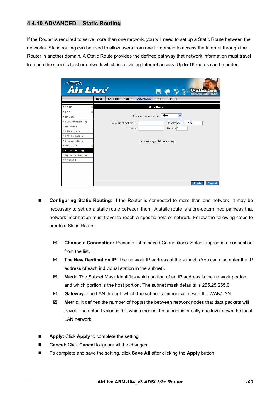 AirLive ARM-104 v3 User Manual | Page 109 / 148