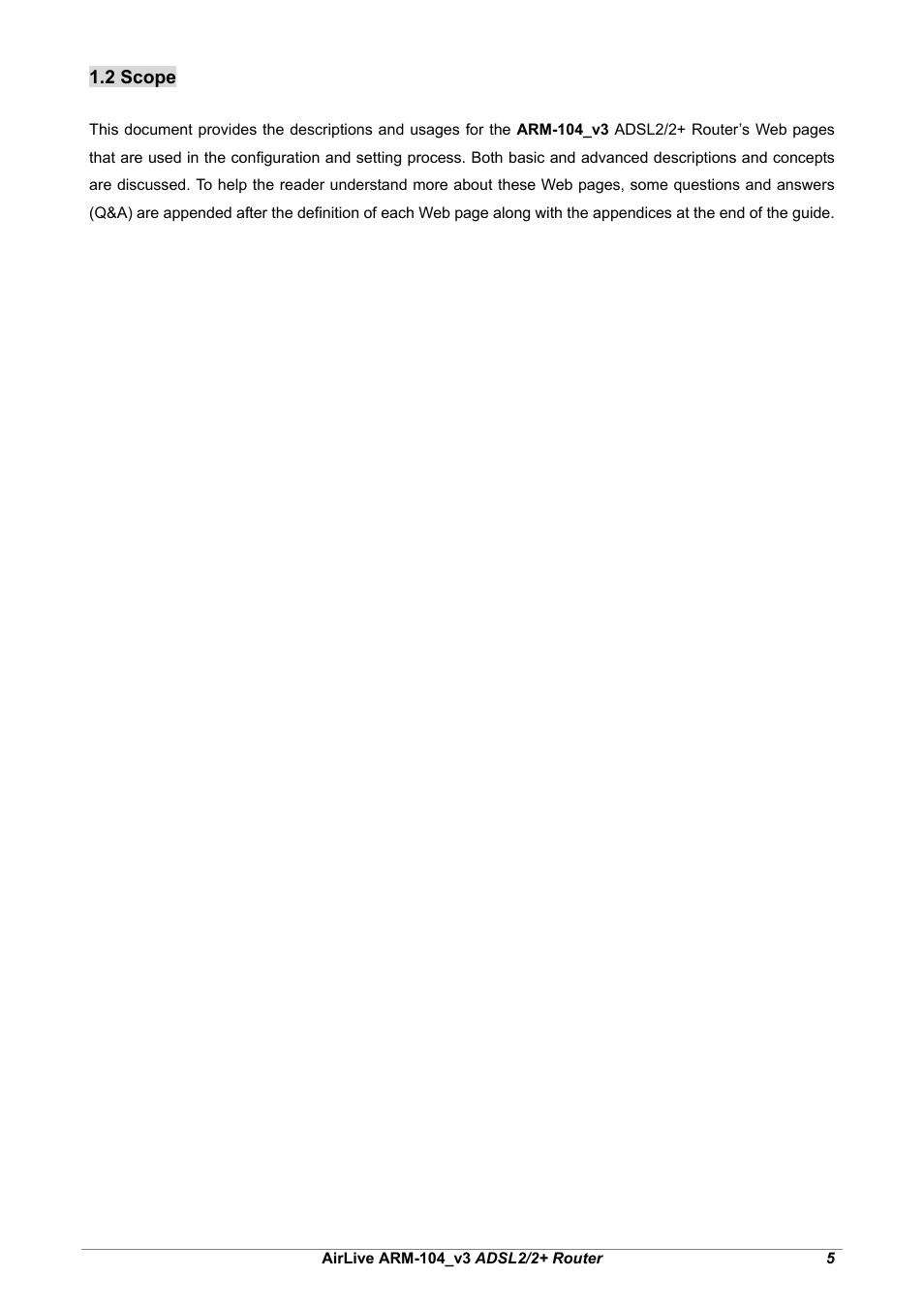AirLive ARM-104 v3 User Manual | Page 11 / 148