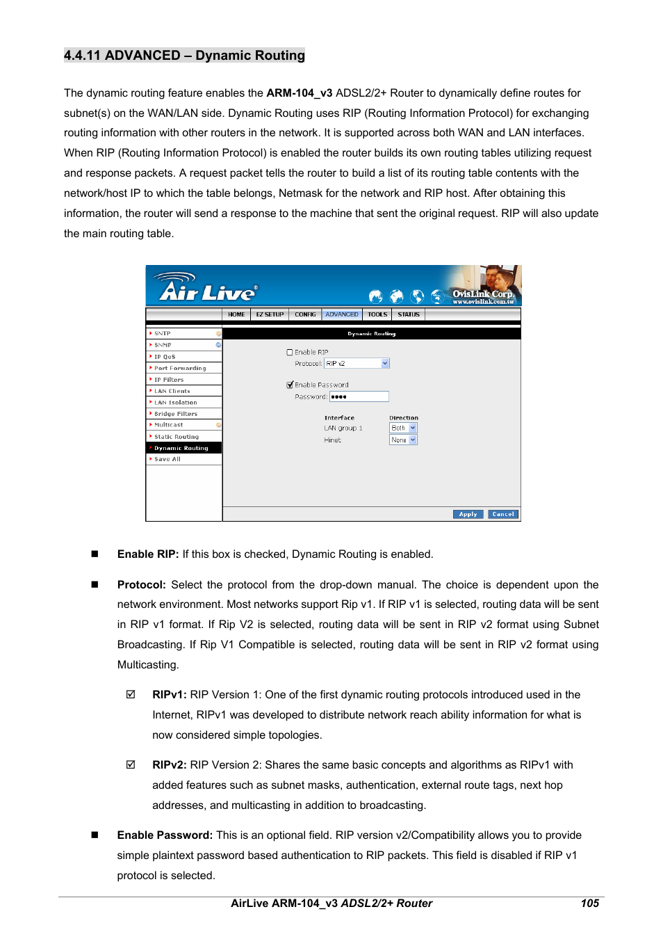 AirLive ARM-104 v3 User Manual | Page 111 / 148