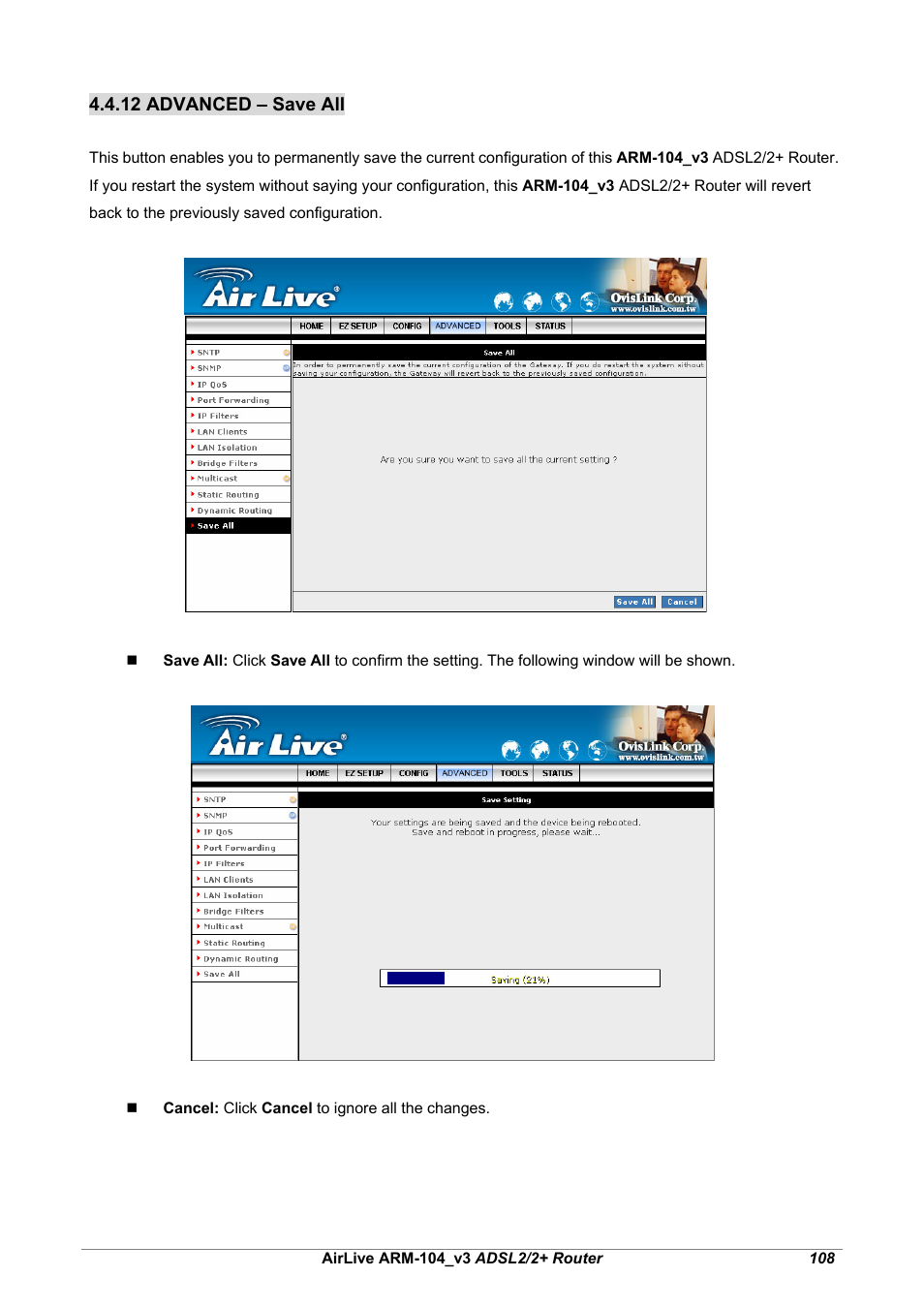 AirLive ARM-104 v3 User Manual | Page 114 / 148