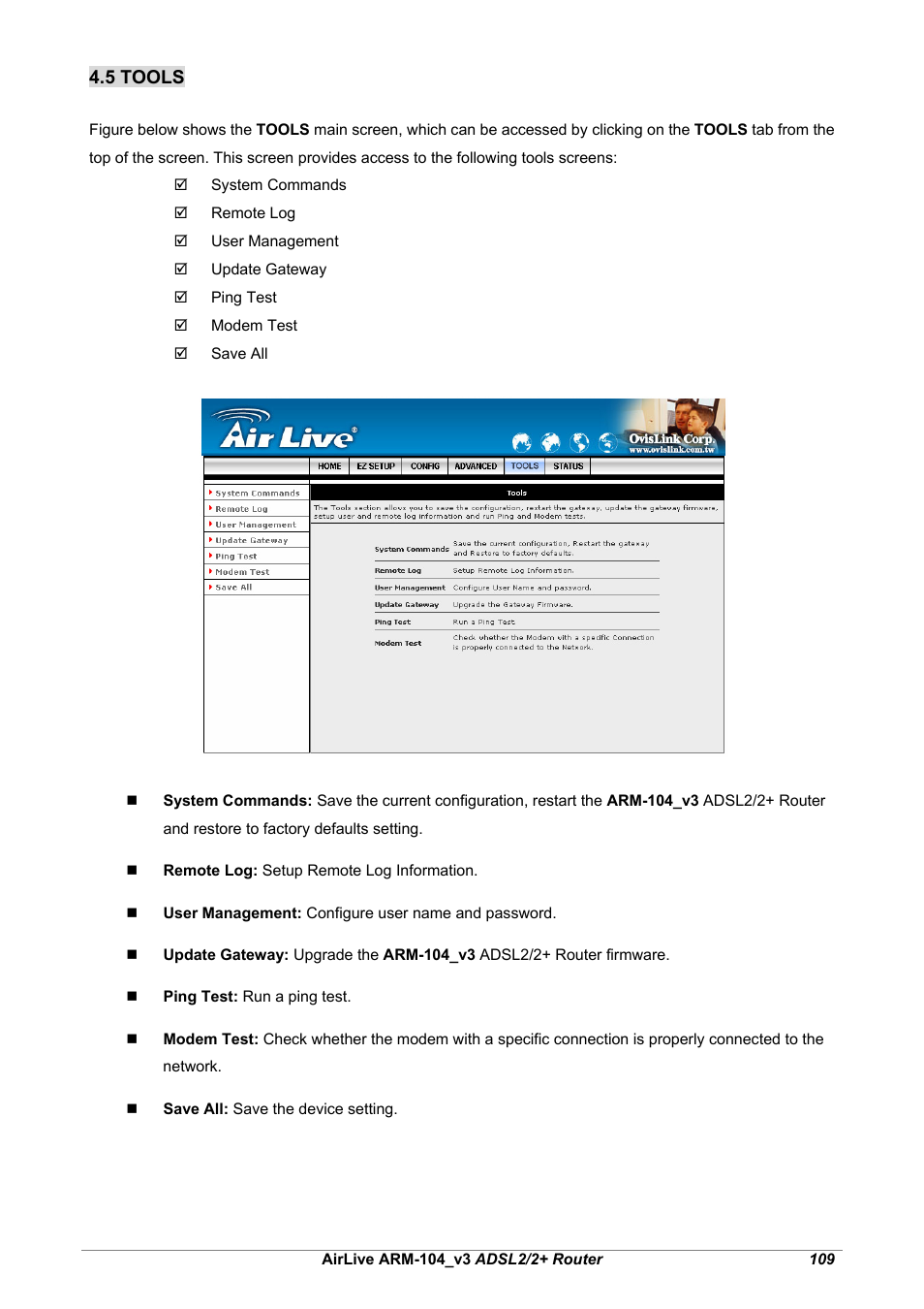 AirLive ARM-104 v3 User Manual | Page 115 / 148