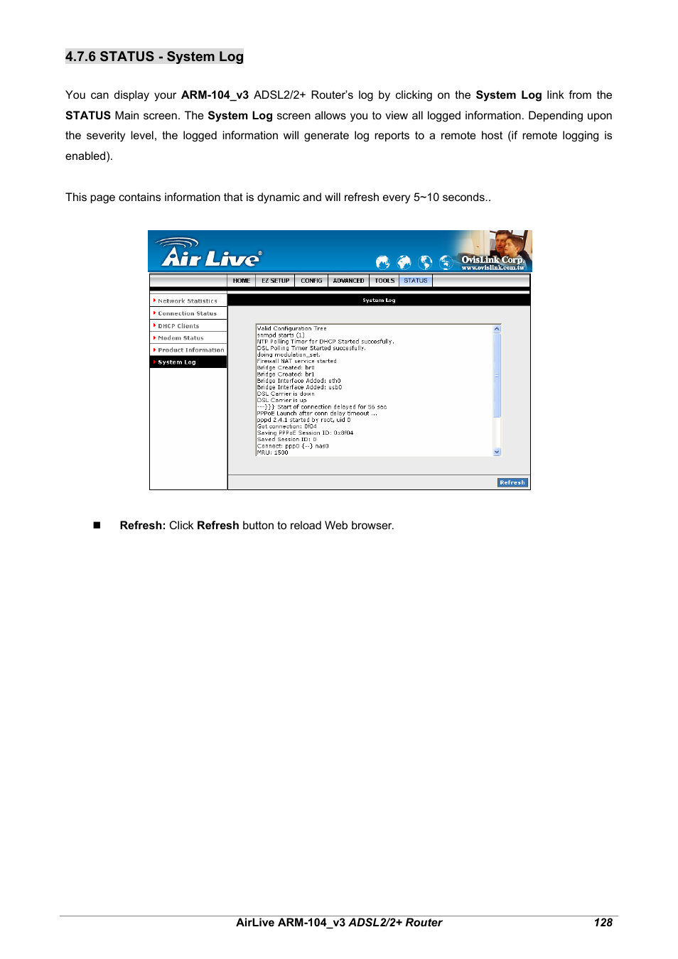 AirLive ARM-104 v3 User Manual | Page 134 / 148