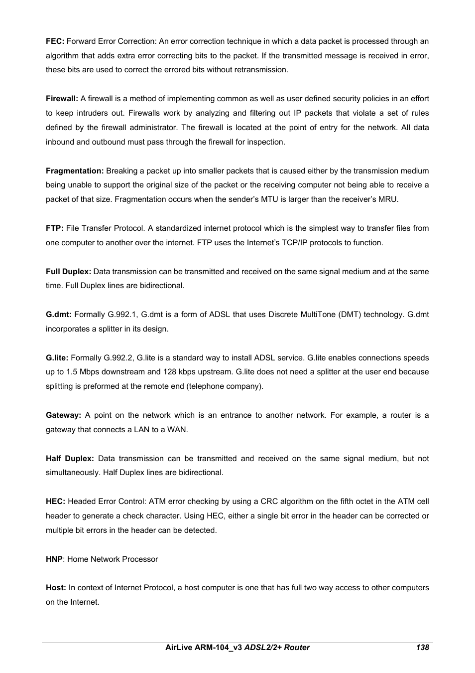 AirLive ARM-104 v3 User Manual | Page 144 / 148