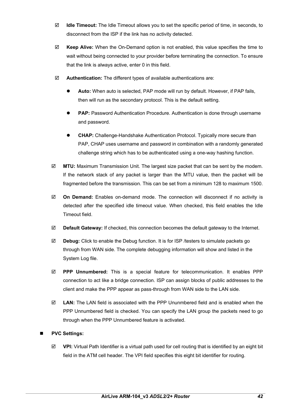 AirLive ARM-104 v3 User Manual | Page 48 / 148
