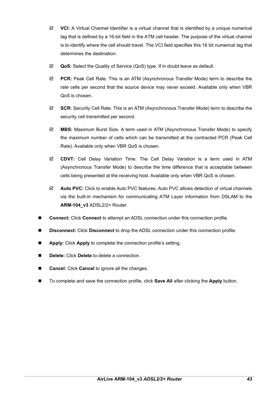 AirLive ARM-104 v3 User Manual | Page 49 / 148