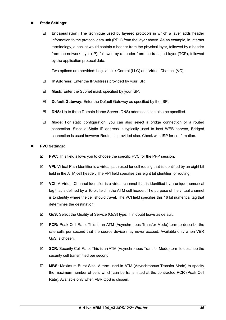 AirLive ARM-104 v3 User Manual | Page 52 / 148