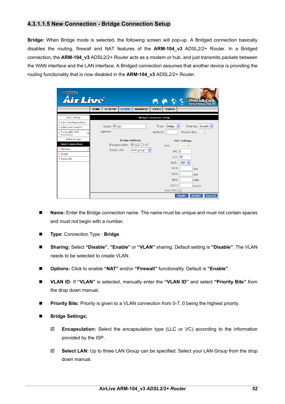 AirLive ARM-104 v3 User Manual | Page 58 / 148