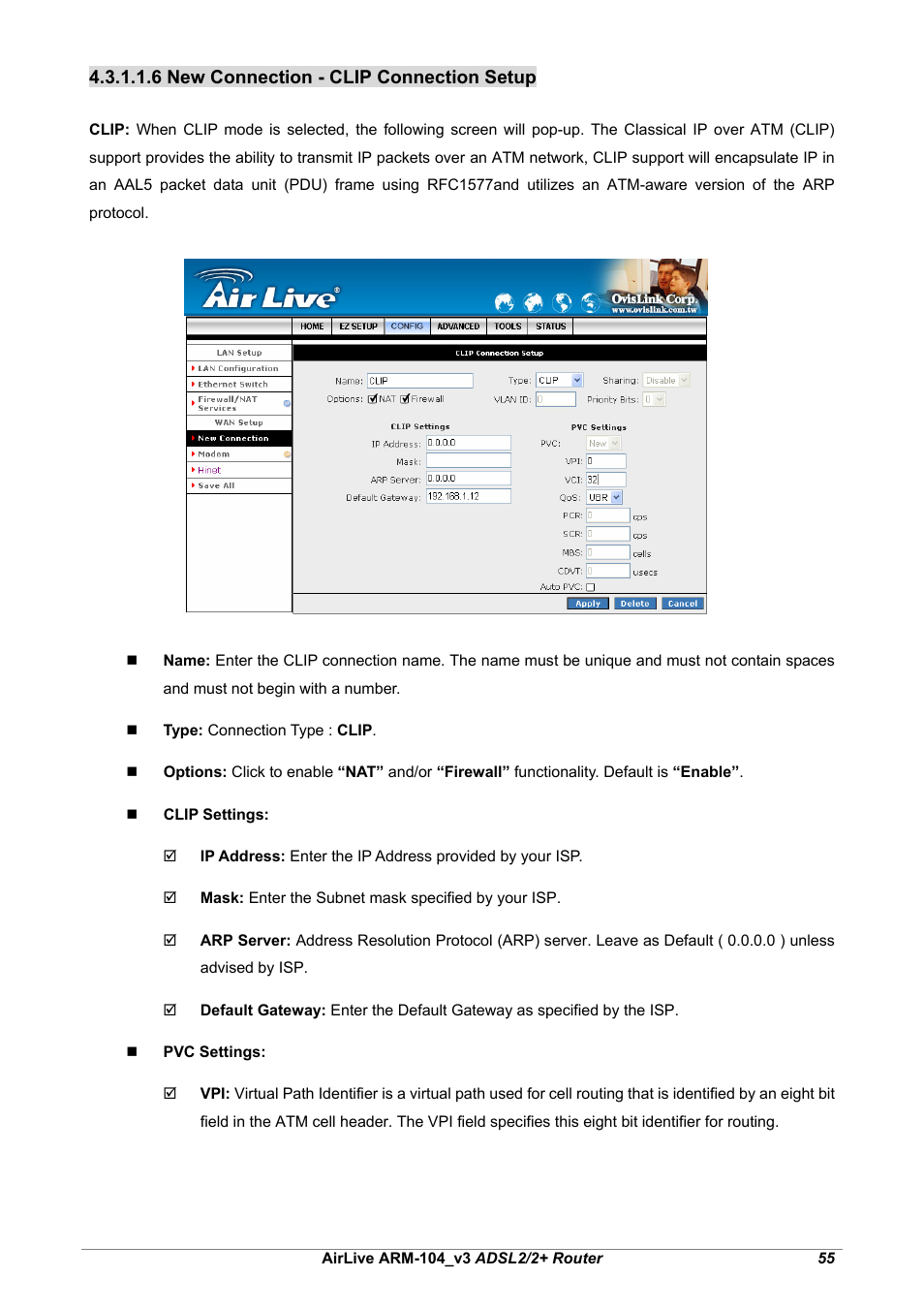 AirLive ARM-104 v3 User Manual | Page 61 / 148