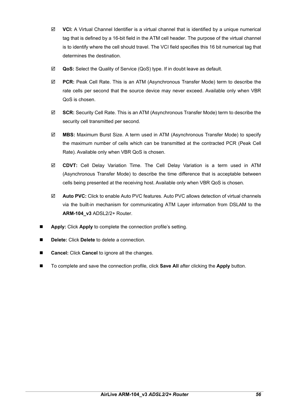AirLive ARM-104 v3 User Manual | Page 62 / 148