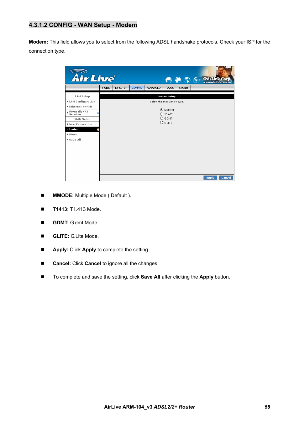 AirLive ARM-104 v3 User Manual | Page 64 / 148