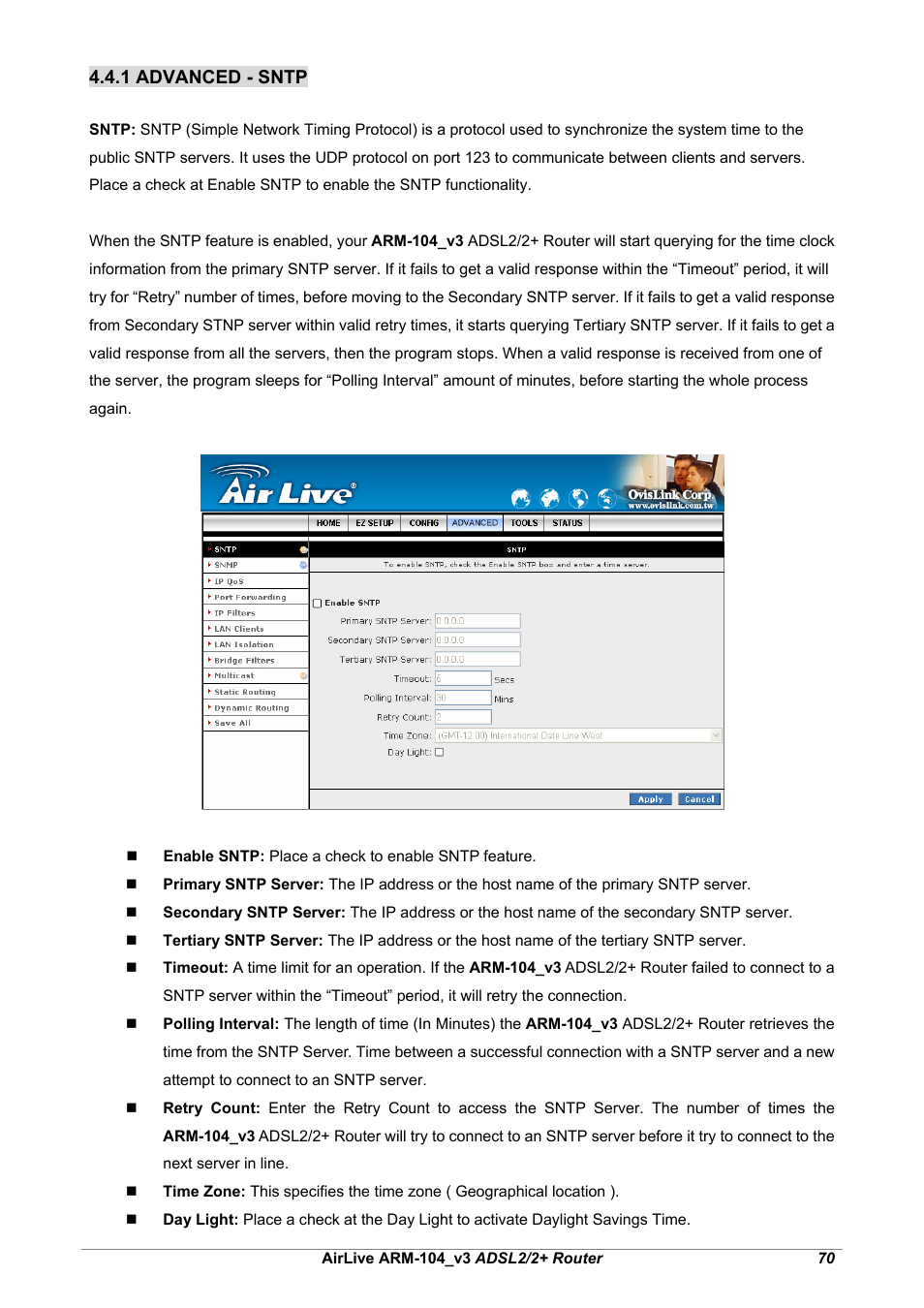 AirLive ARM-104 v3 User Manual | Page 76 / 148