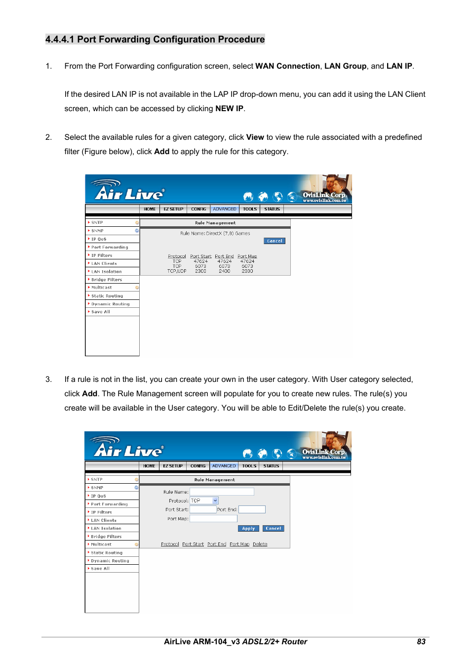 AirLive ARM-104 v3 User Manual | Page 89 / 148