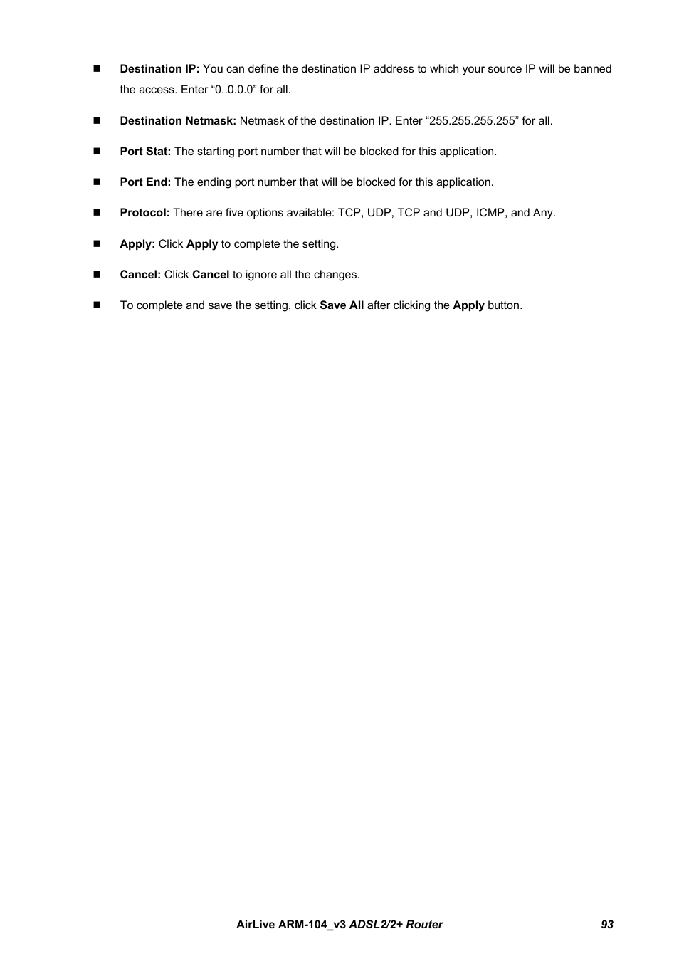 AirLive ARM-104 v3 User Manual | Page 99 / 148