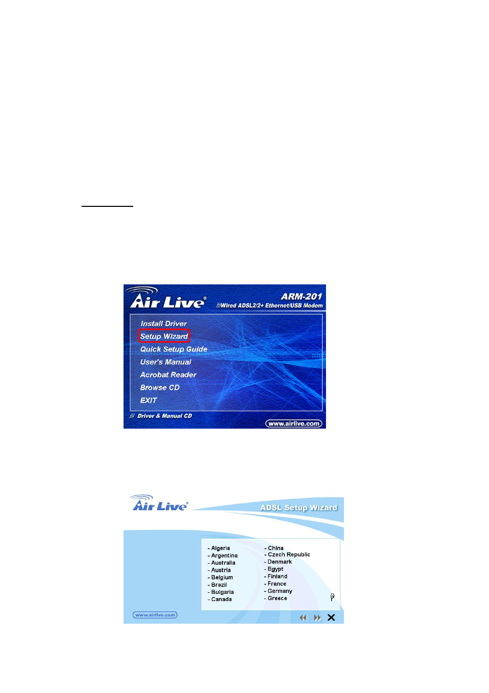 1 adsl auto setup wizard | AirLive ARM-201 User Manual | Page 14 / 81