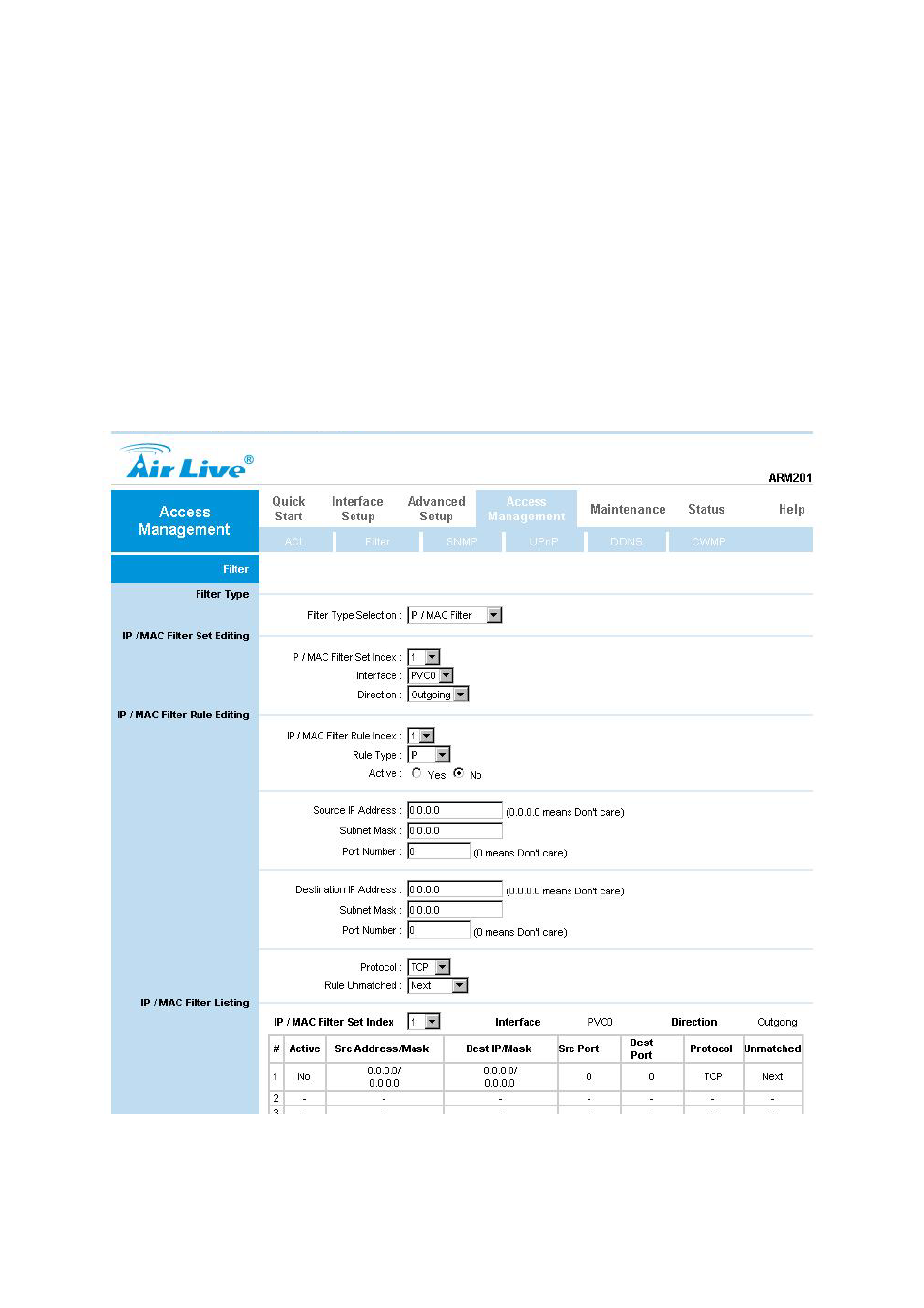 AirLive ARM-201 User Manual | Page 66 / 81