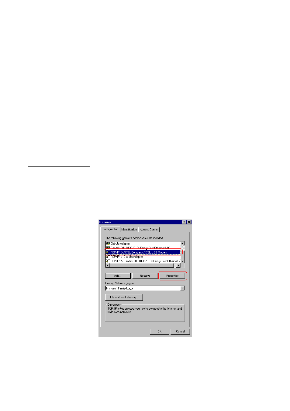 Chapter 3: connecting adsl2+ router via ethernet, 1 setup adsl2+ router via ethernet cable, 2 configure tcp/ip | Etup, Adsl2, Router via, Thernet, Able, Onfigure, Tcp/ip | AirLive ARM-201E User Manual | Page 11 / 60
