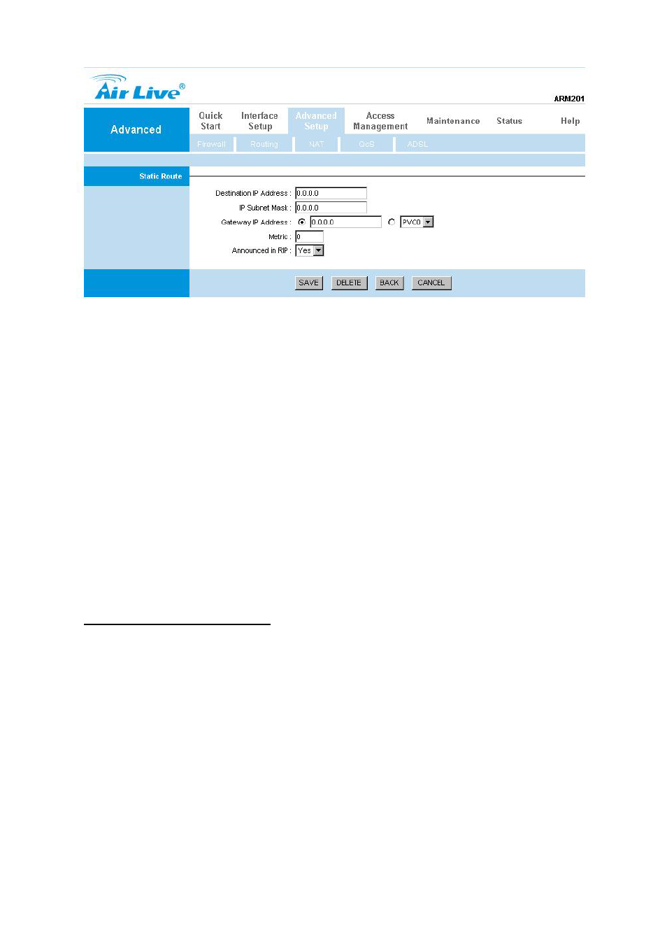 3 nat | AirLive ARM-201E User Manual | Page 37 / 60