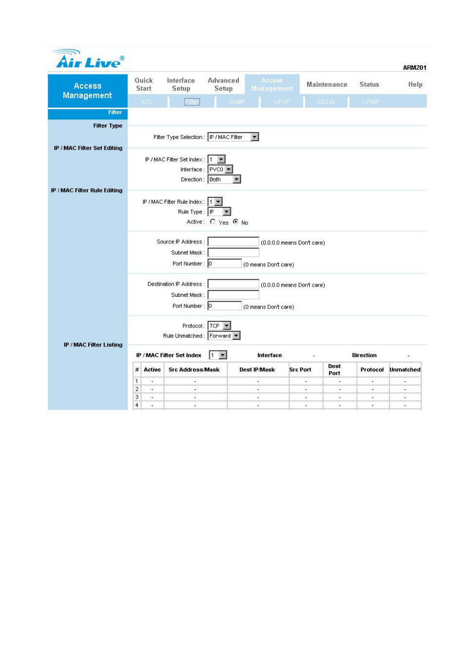 AirLive ARM-201E User Manual | Page 44 / 60