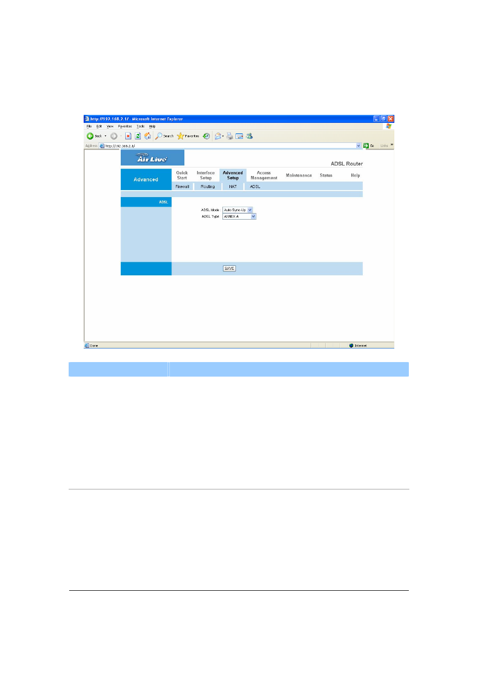 Adsl | AirLive ARM-204 User Manual | Page 50 / 77