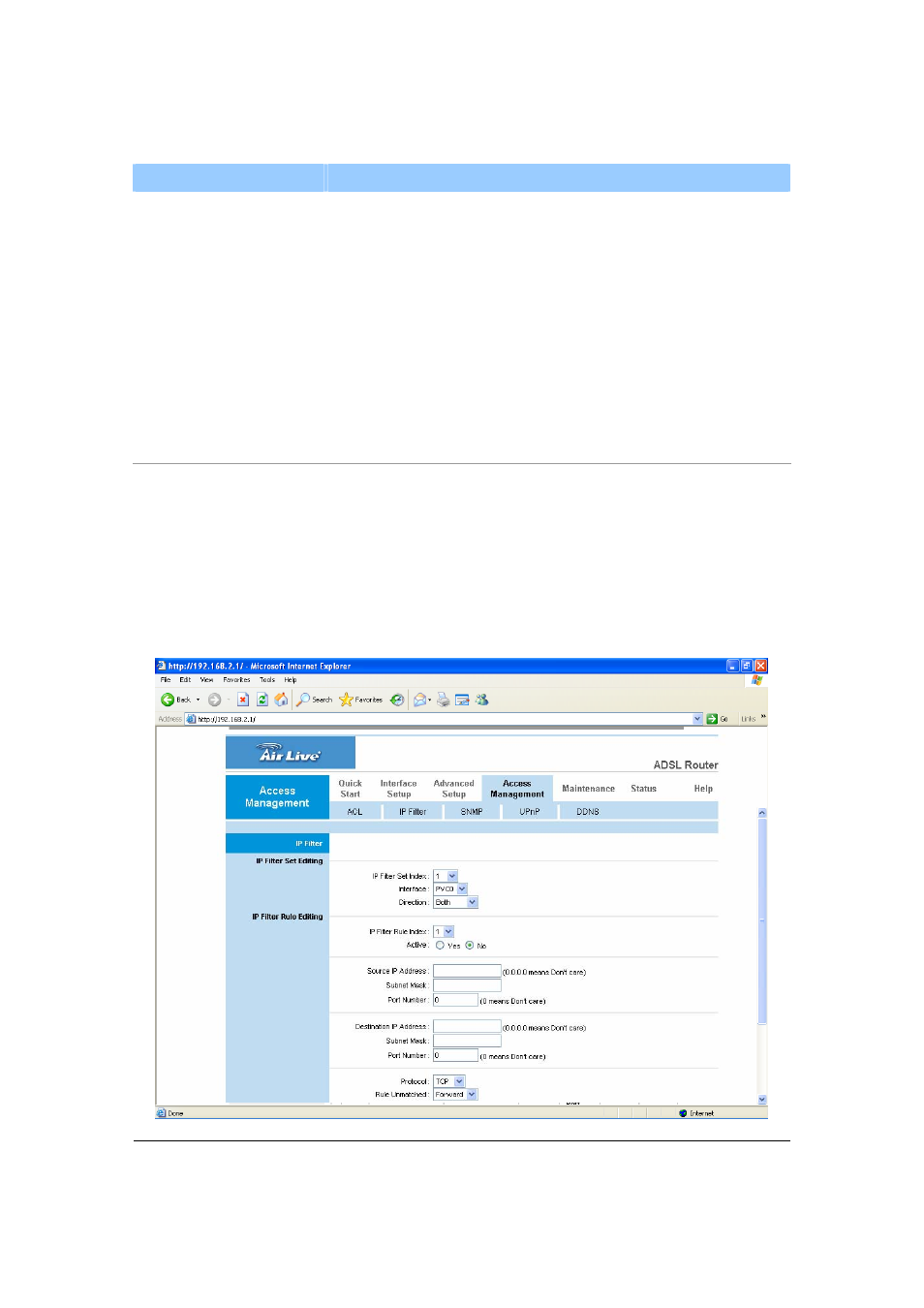 Ip filter | AirLive ARM-204 User Manual | Page 52 / 77