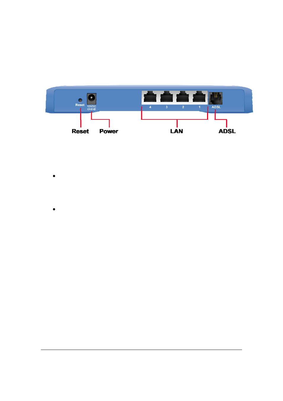 Hardware placement, Rear panel | AirLive ARM-204 User Manual | Page 8 / 77