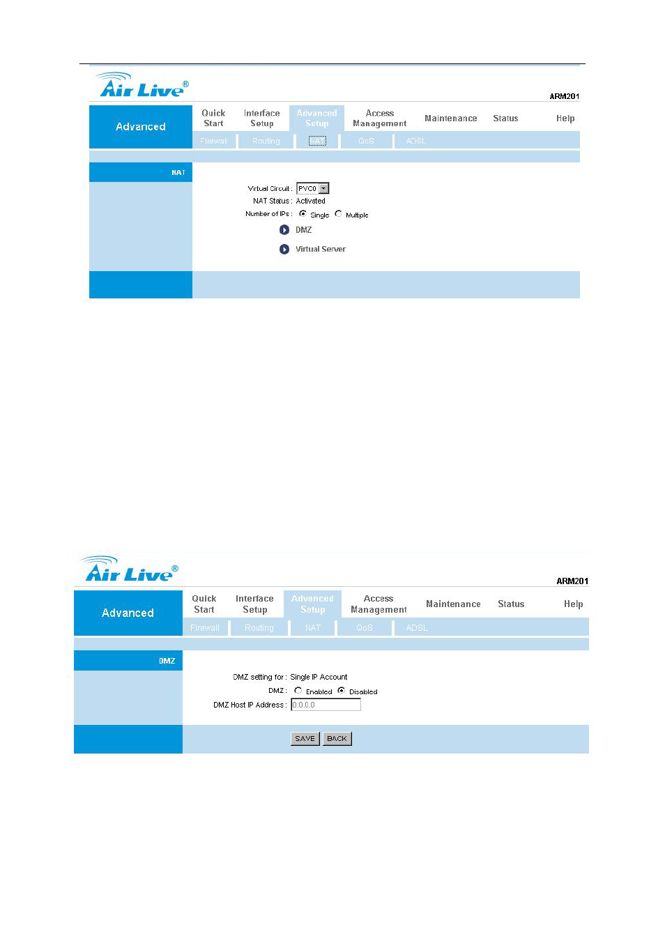 AirLive ARM-204 v2 User Manual | Page 54 / 77