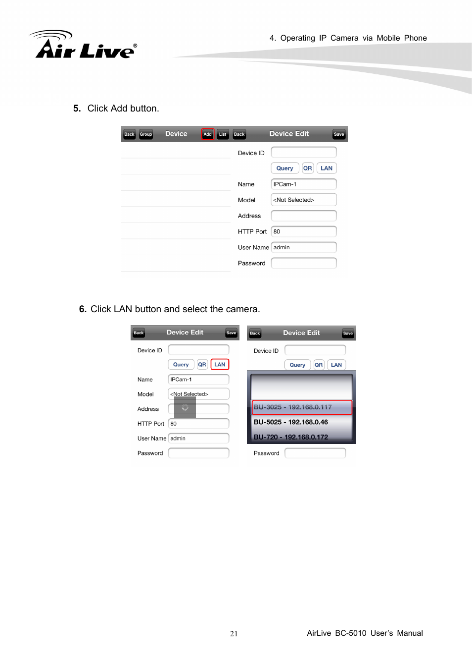 AirLive BC-5010 User Manual | Page 27 / 82