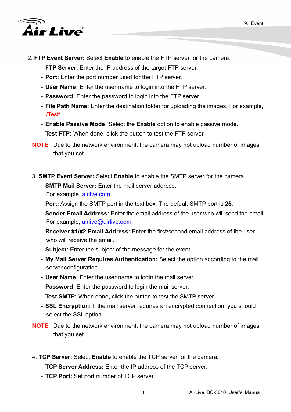 AirLive BC-5010 User Manual | Page 51 / 82