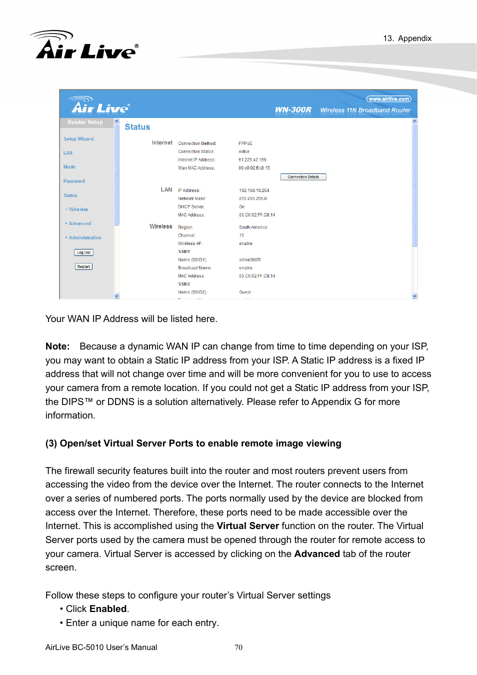 AirLive BC-5010 User Manual | Page 76 / 82