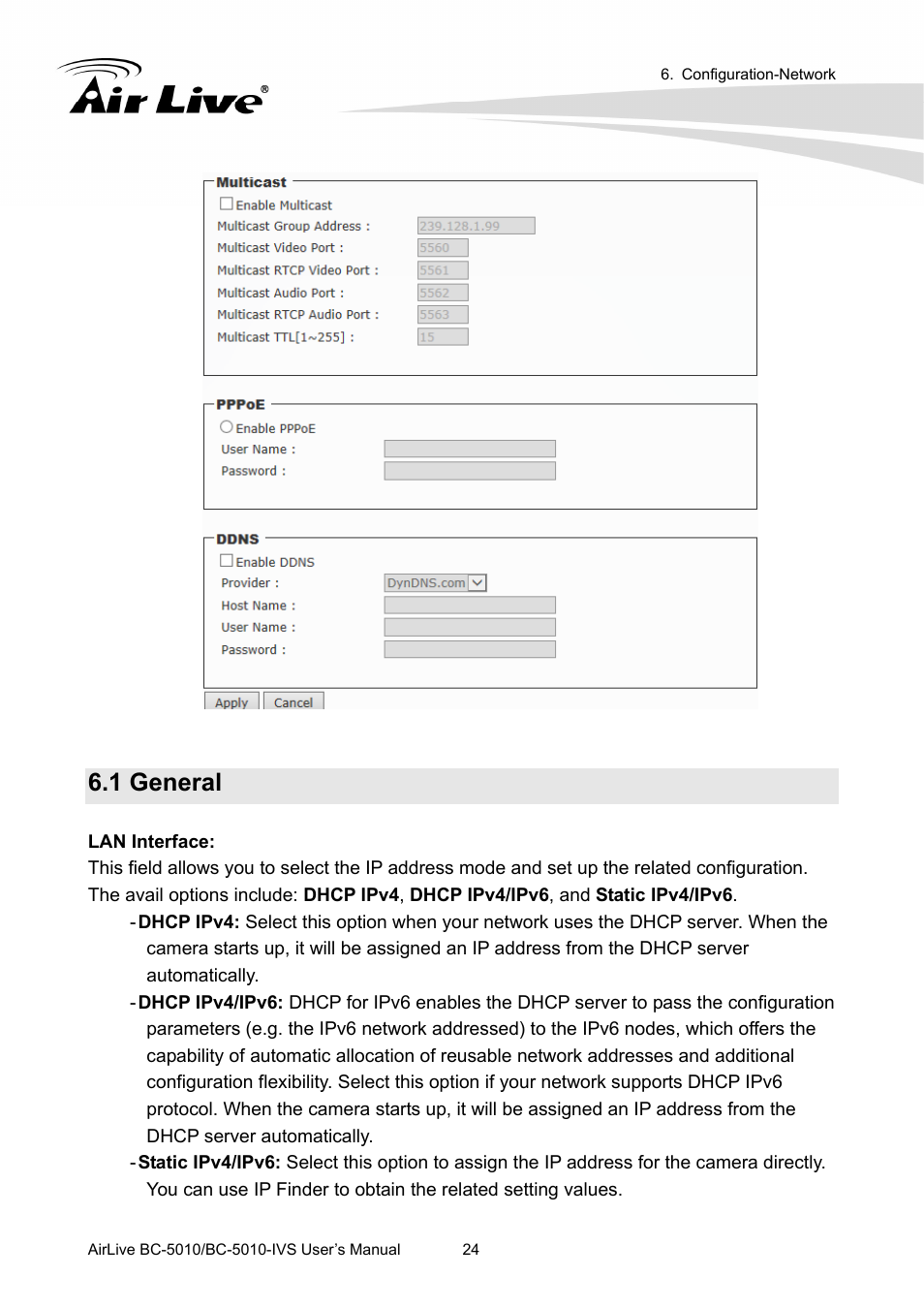 1 general | AirLive BC-5010-IVS User Manual | Page 29 / 67