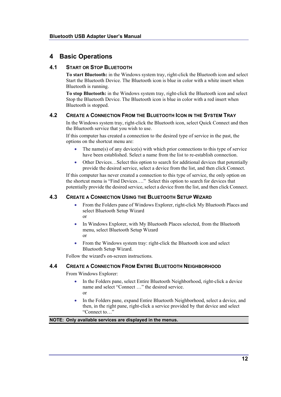 4 basic operations | AirLive BT-202USB User Manual | Page 20 / 63