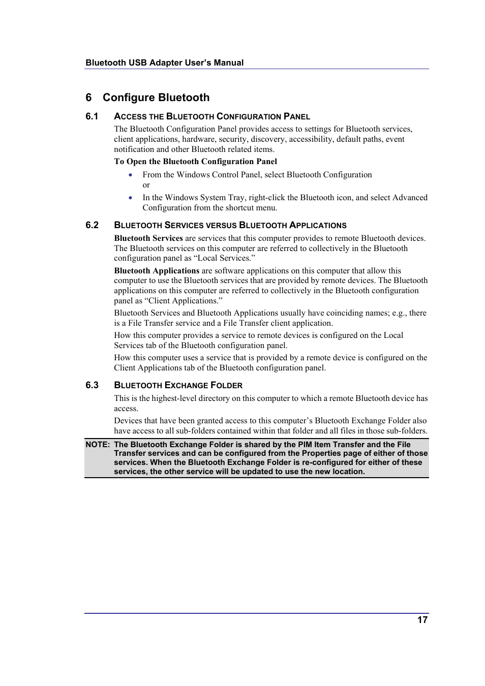 6 configure bluetooth | AirLive BT-202USB User Manual | Page 25 / 63