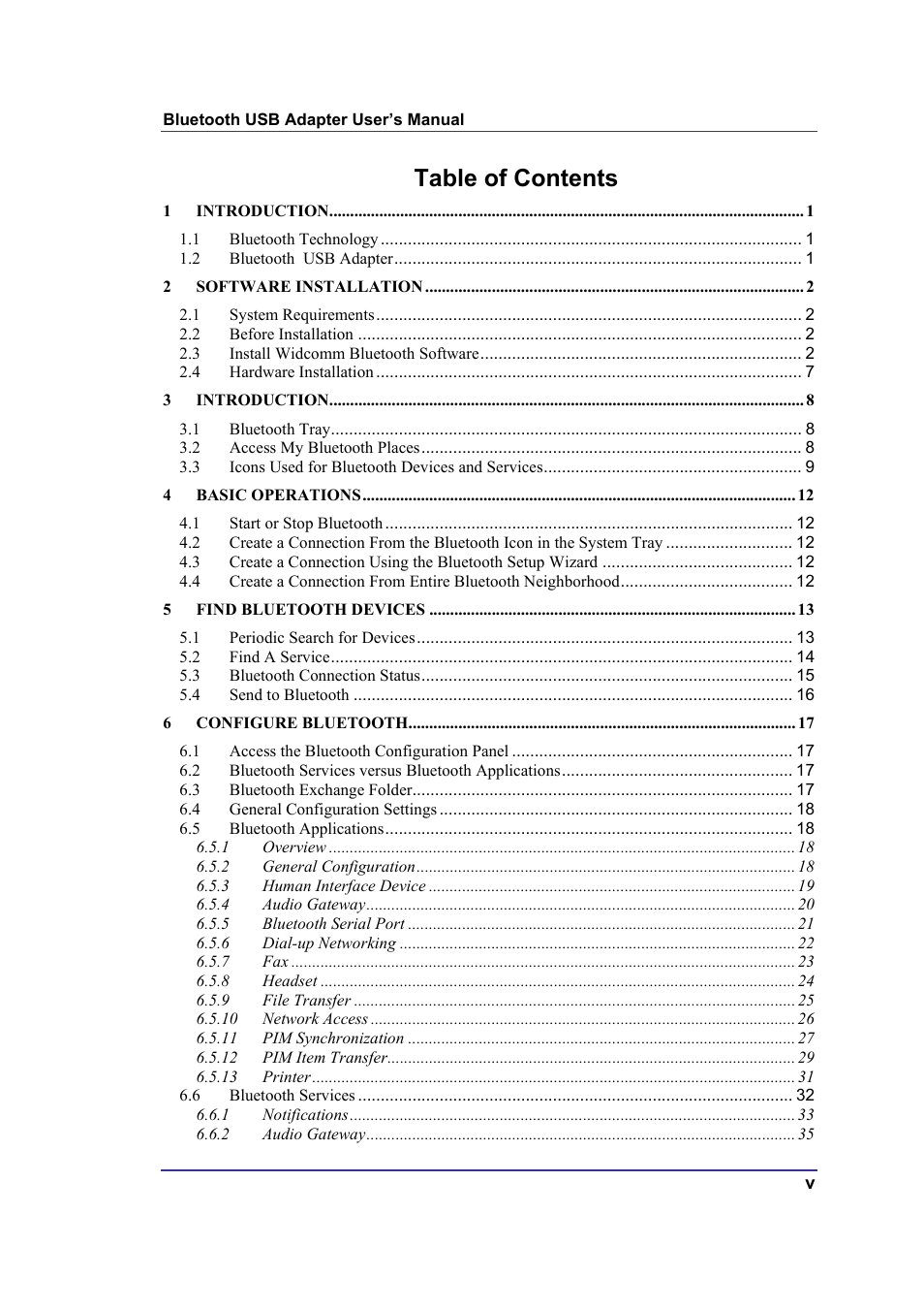 AirLive BT-202USB User Manual | Page 6 / 63