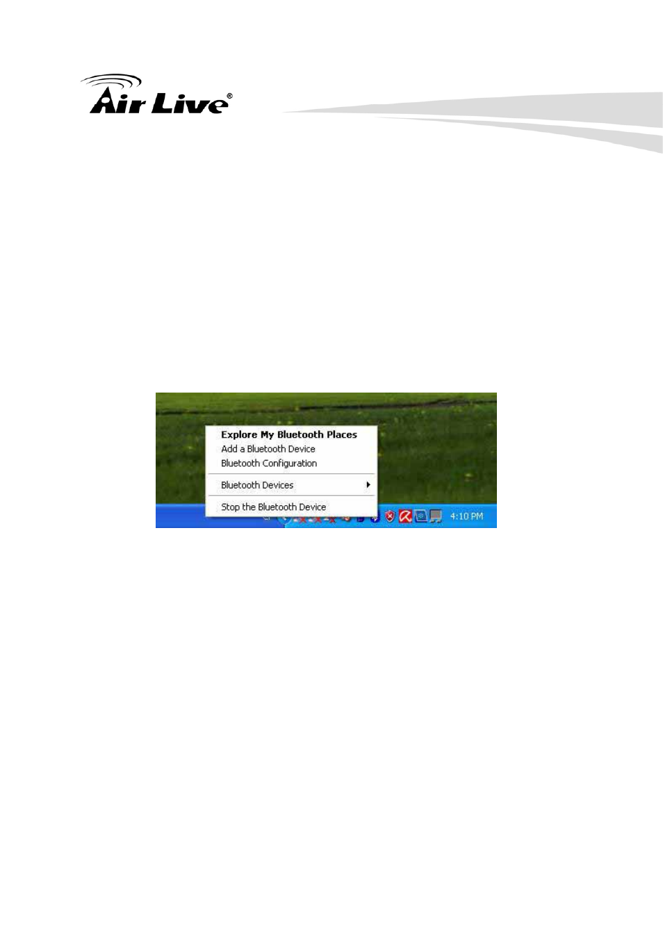 Configuration utility | AirLive BT-302USB User Manual | Page 19 / 52