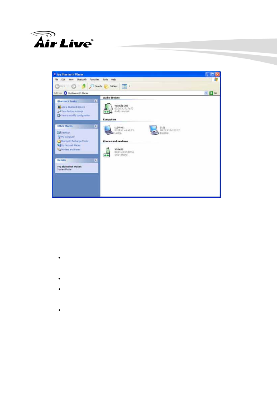 AirLive BT-302USB User Manual | Page 20 / 52