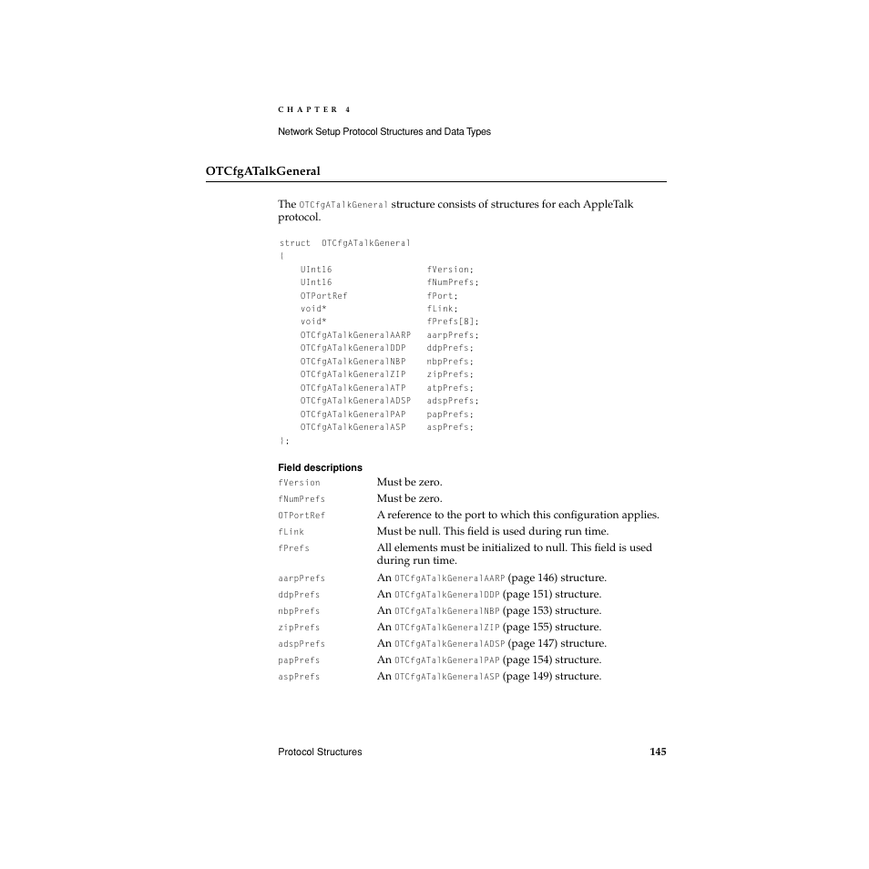Otcfgatalkgeneral | Apple Network Setup User Manual | Page 145 / 184