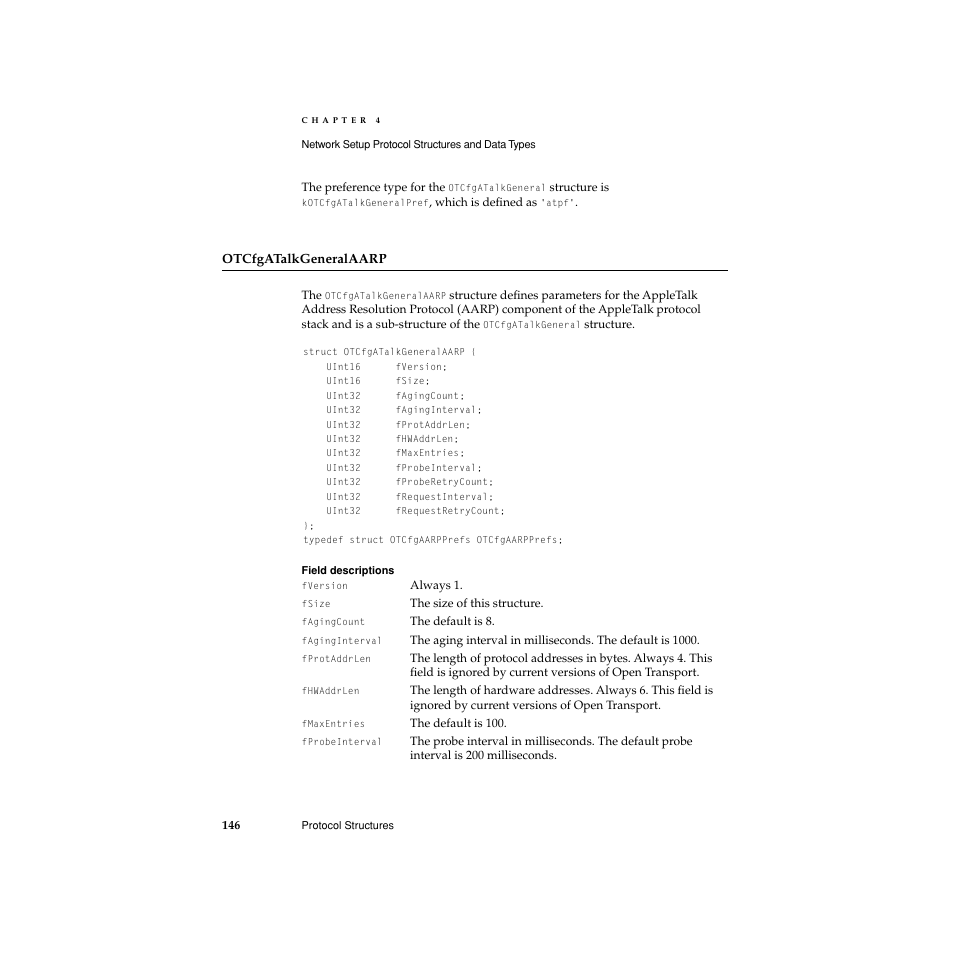 Otcfgatalkgeneralaarp | Apple Network Setup User Manual | Page 146 / 184